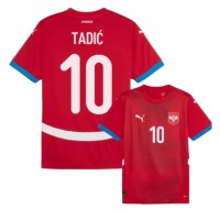 Serbia Dusan Tadic #10 Fotballklær Hjemmedrakt EM 2024 Kortermet